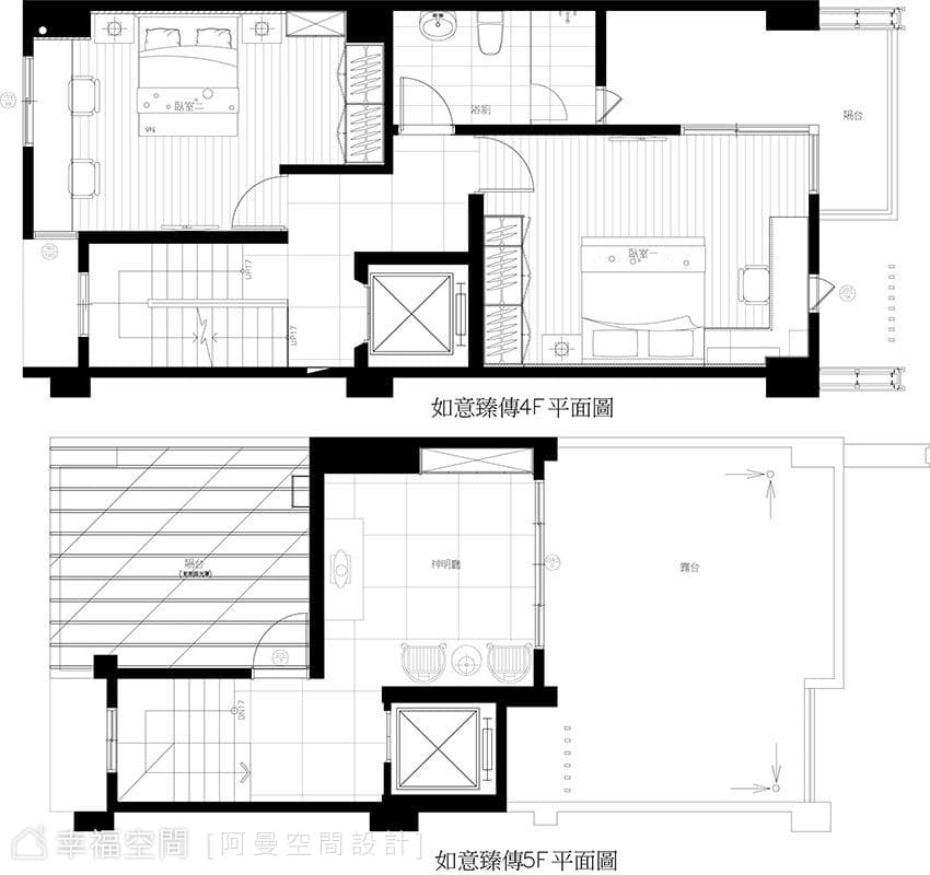 4F、5F平面圖