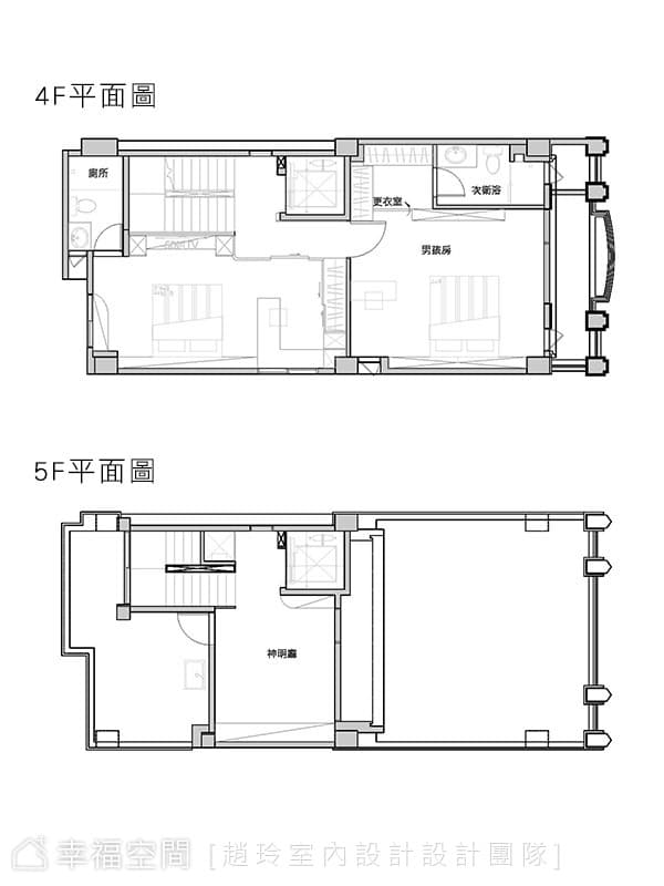 4F~5F平面圖