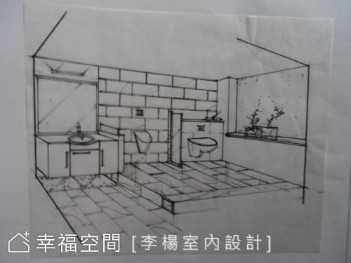 衛浴手繪圖