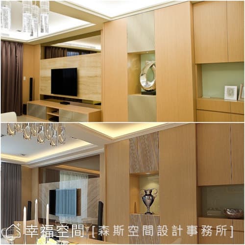 電視牆端景櫃對照圖