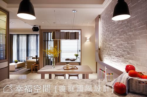 廚房望向書房