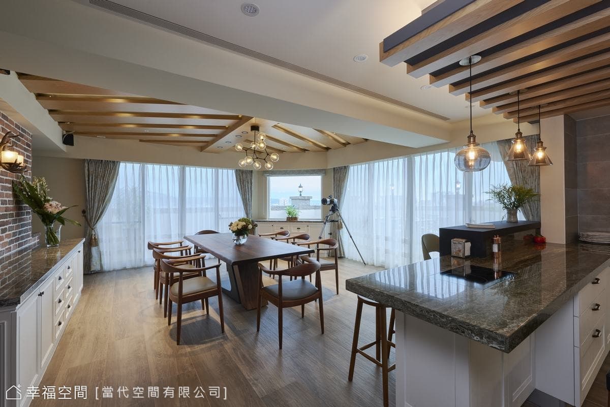 美式溫馨別墅 品味環景寫意生活│120坪