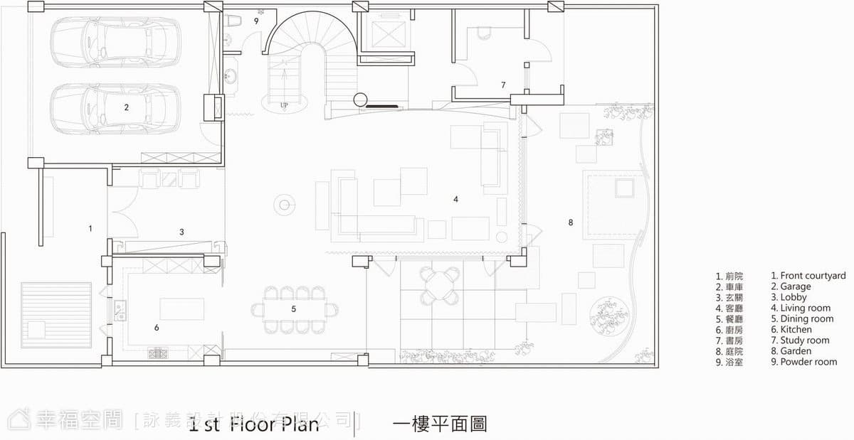 1F平面圖