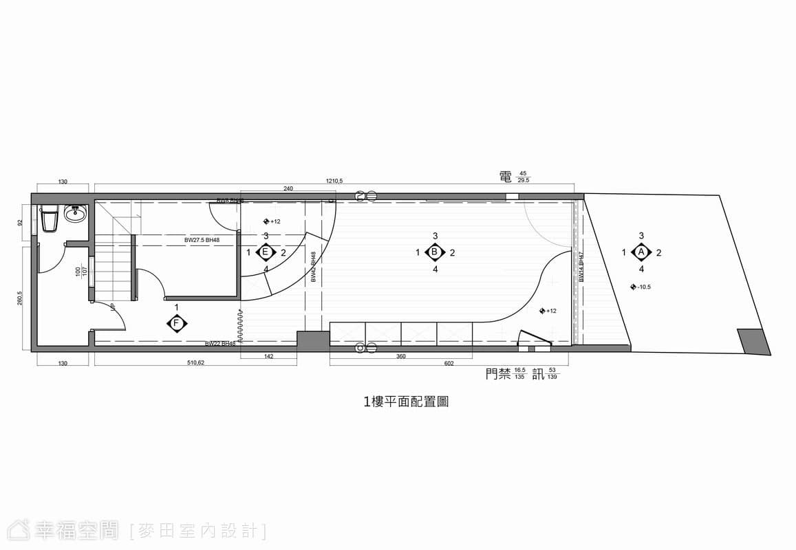 1F平面配置圖