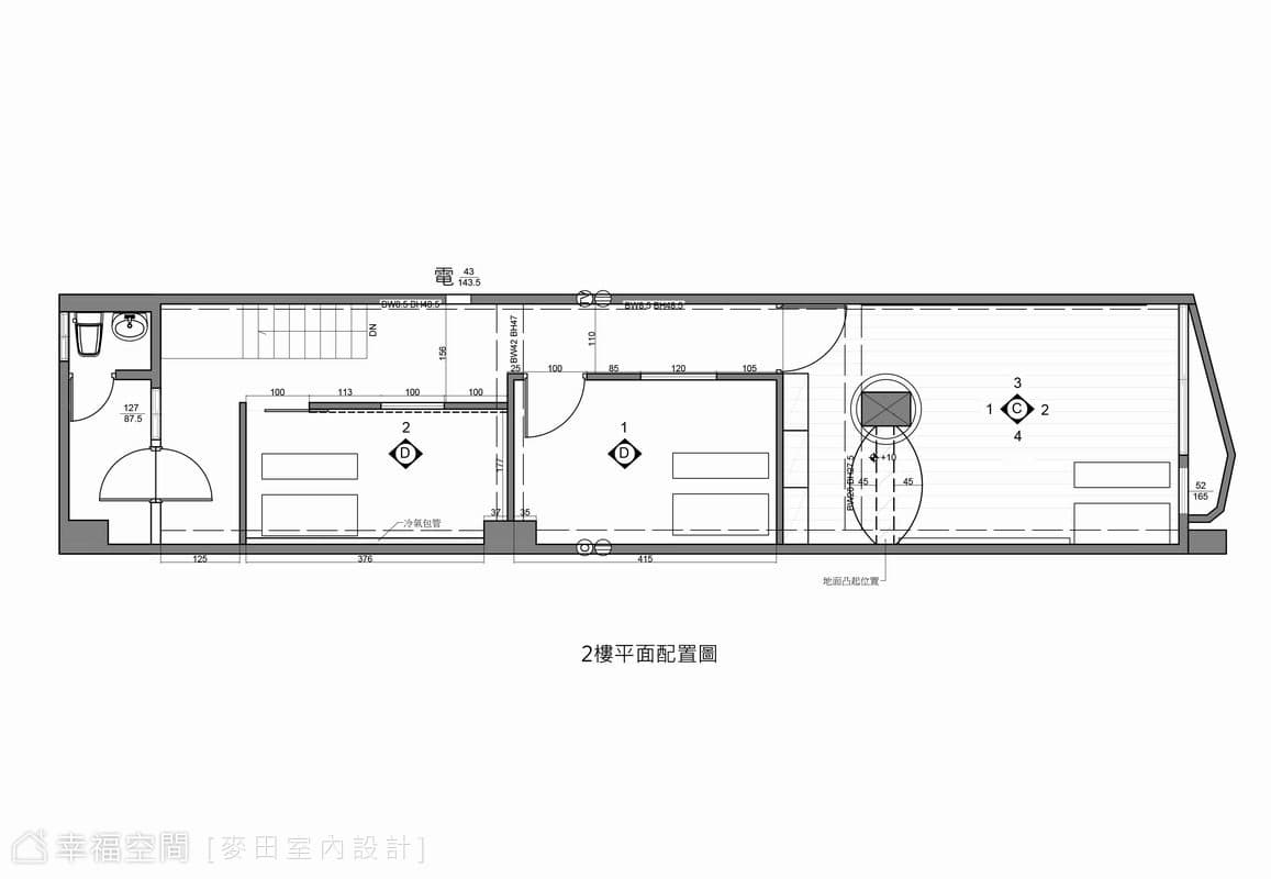 2F平面配置圖
