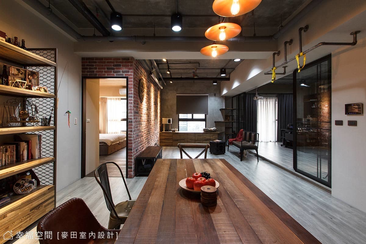 收藏╳嗜好╳興趣 工作休閒兼具的工業風宅