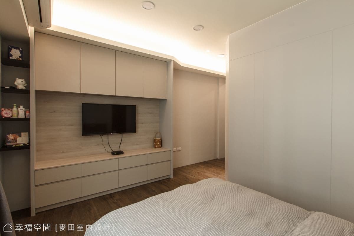 主臥電視牆