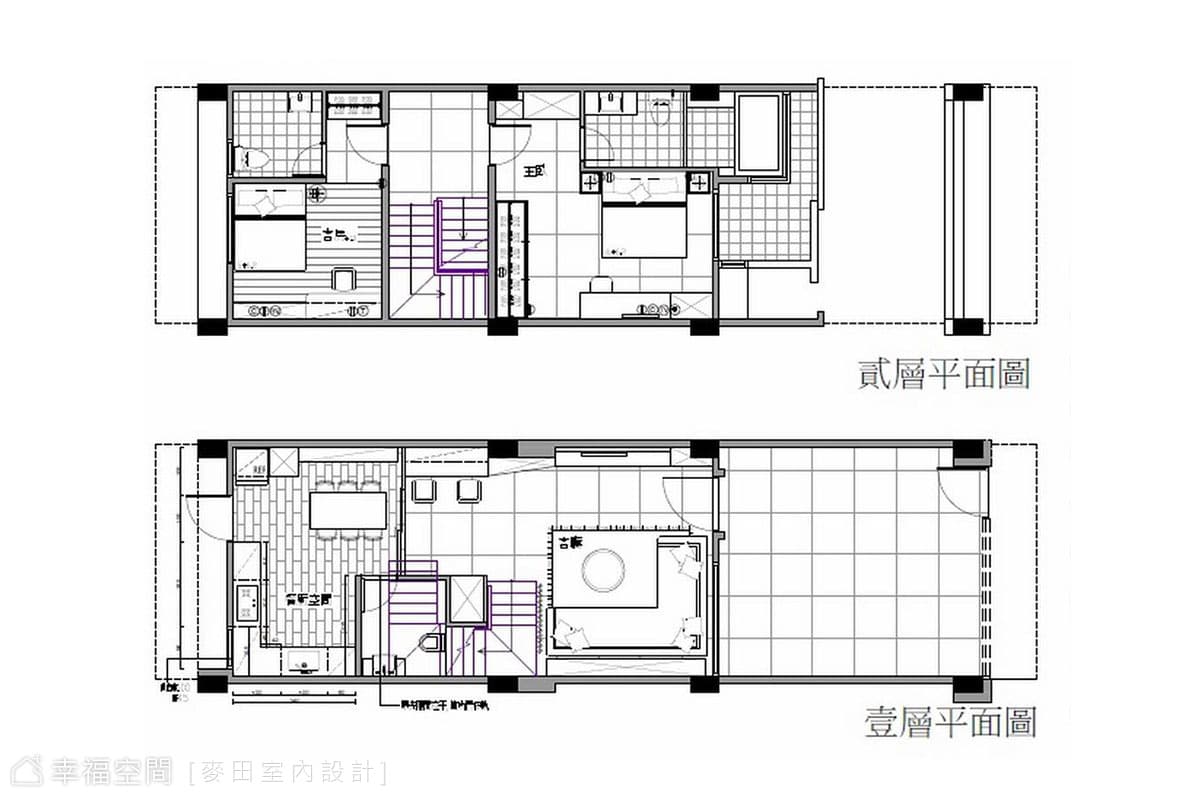 1F&2F平面圖