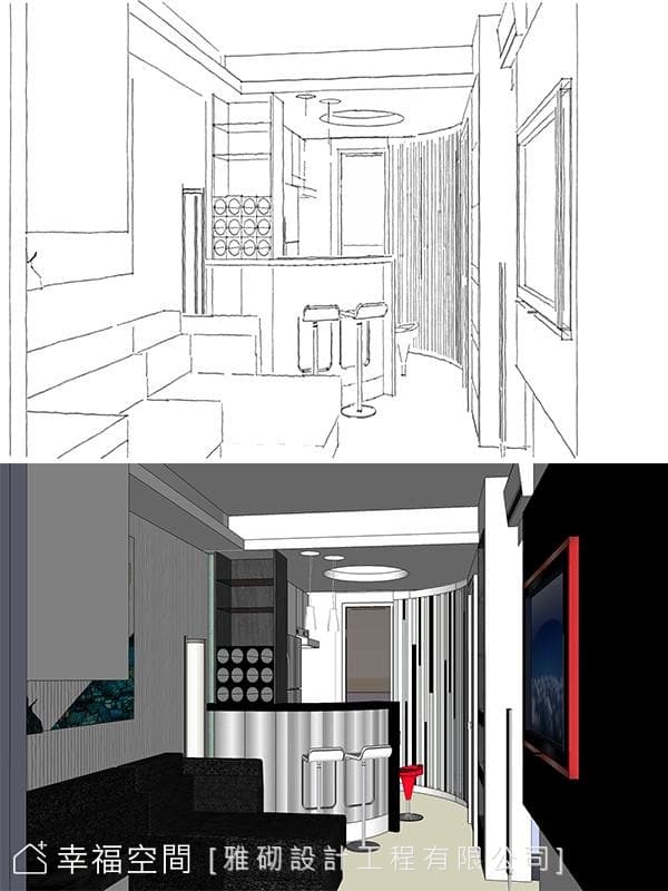 手繪圖與3D圖