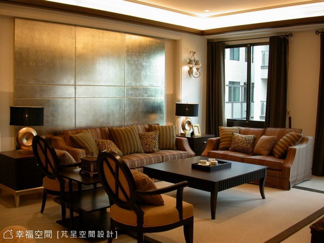 金箔背牆