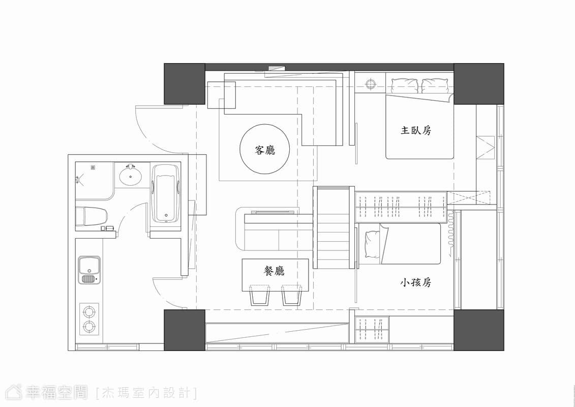 設計平面圖1F
