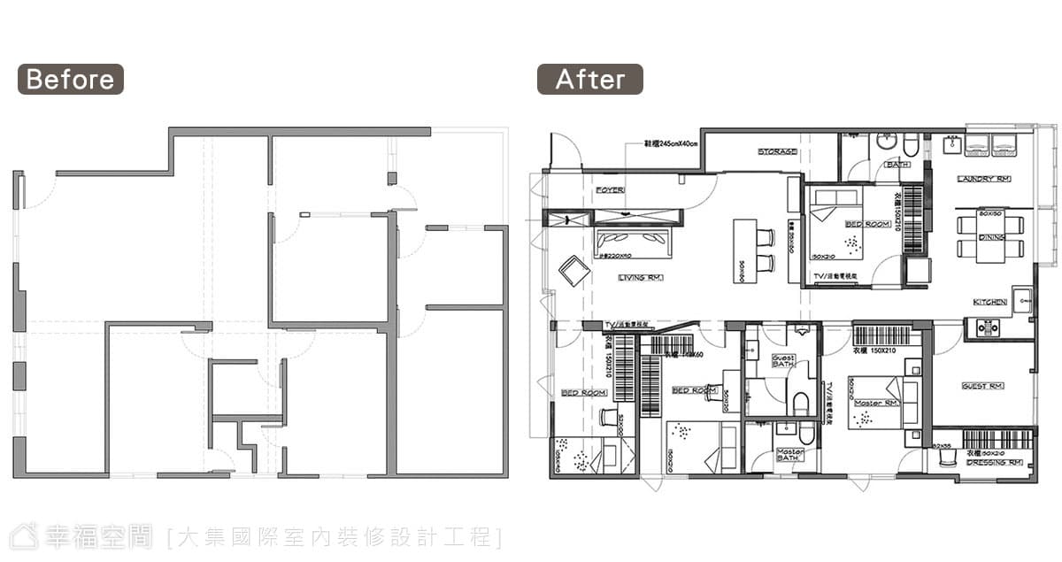 Before&After平面圖