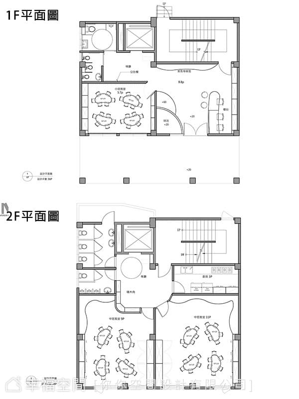 1F&2F平面圖