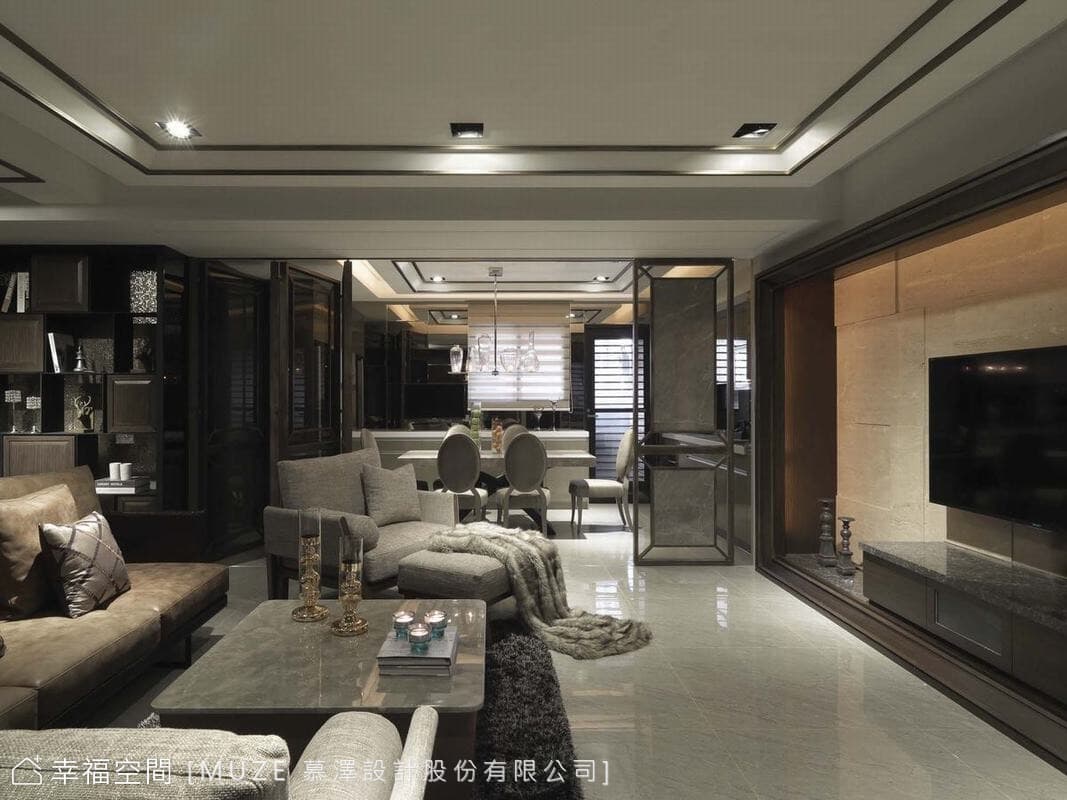 客廳面向餐廚區