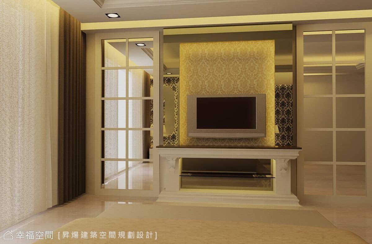 主臥電視牆