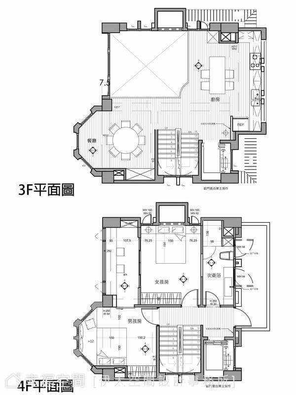 3F-4F平面圖