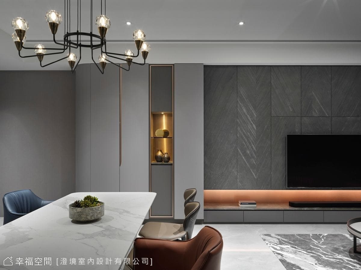 沉穩現代語彙 構築時尚質感美宅│34坪