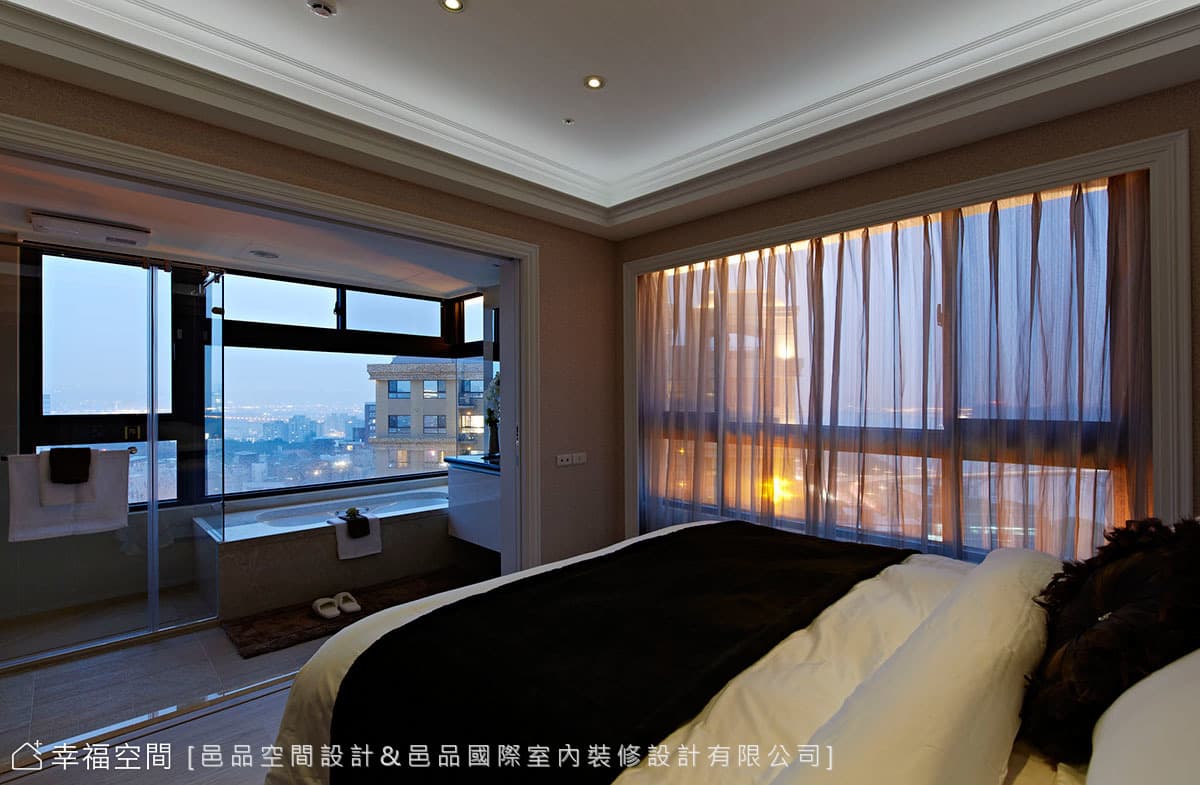 雙面窗景