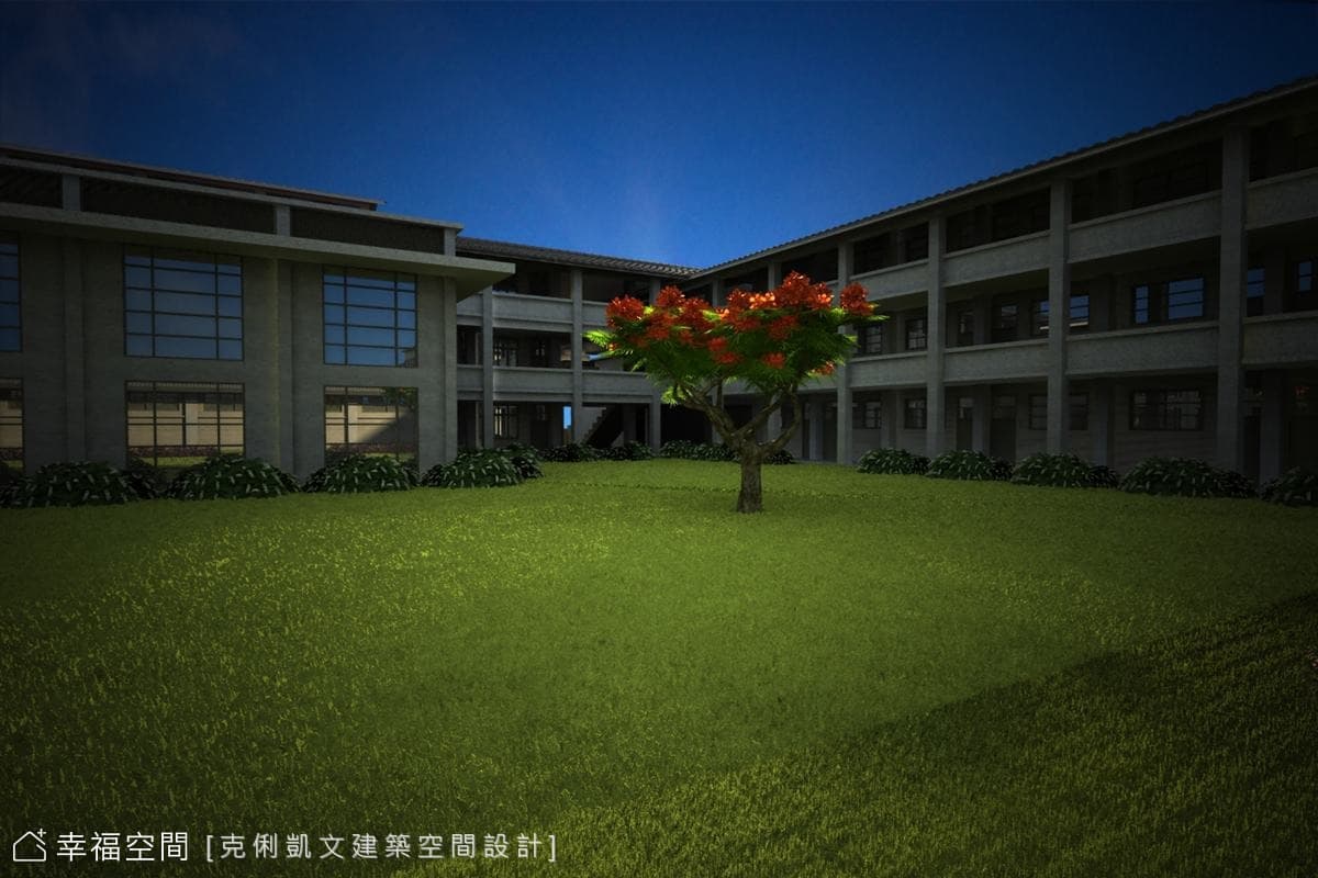 翠綠草皮