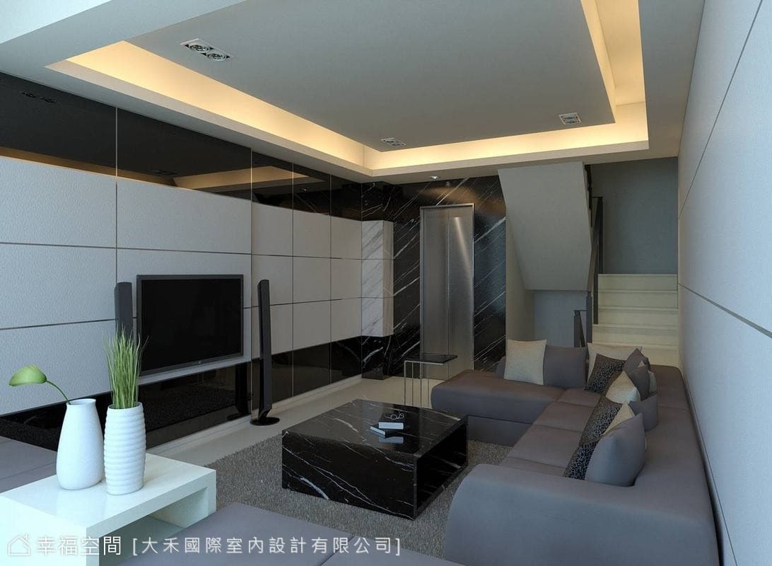 超美型電視牆 藏起消失的餐廳