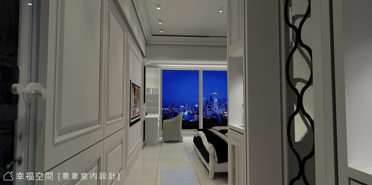 主臥房入口