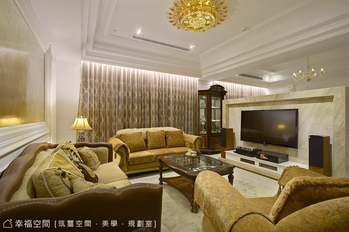 實木家具 妝點金色奢華印象