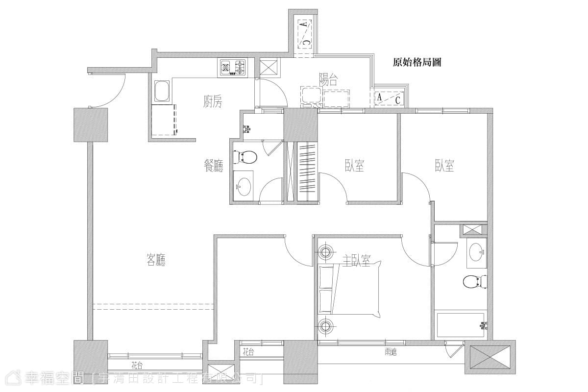 原始格局圖