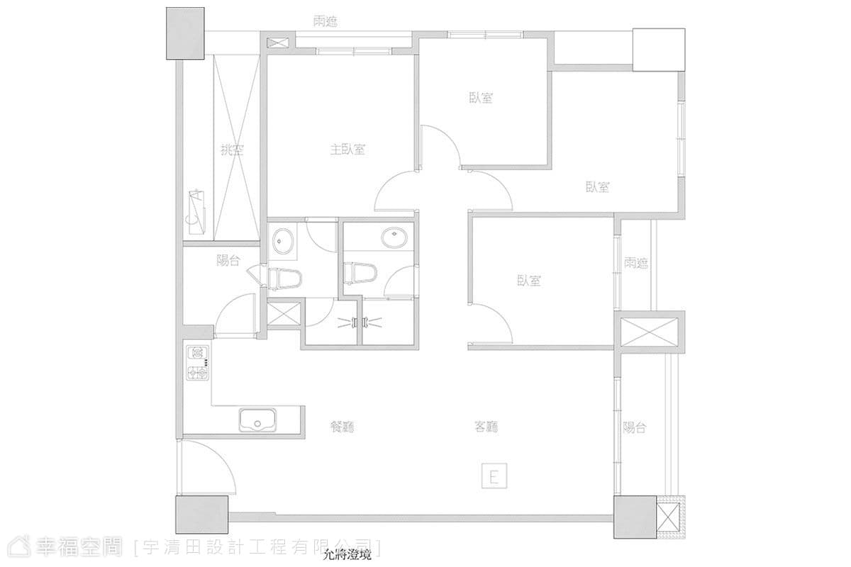 原始平面圖