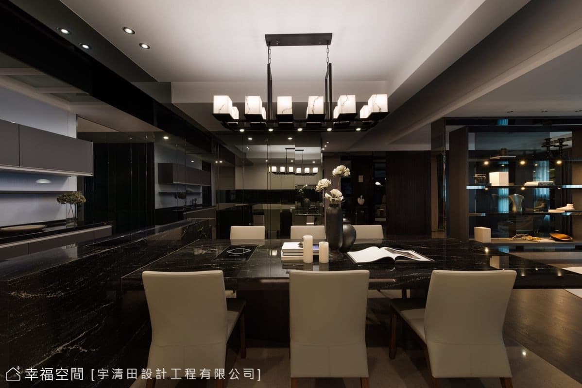開放式廚房與餐廳