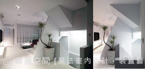 餐廳望向客廳