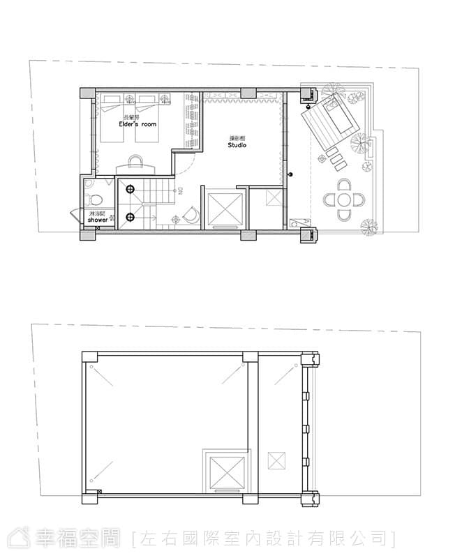 4F&屋頂平面圖