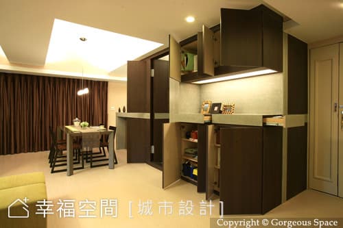 多功能造型櫃內裝