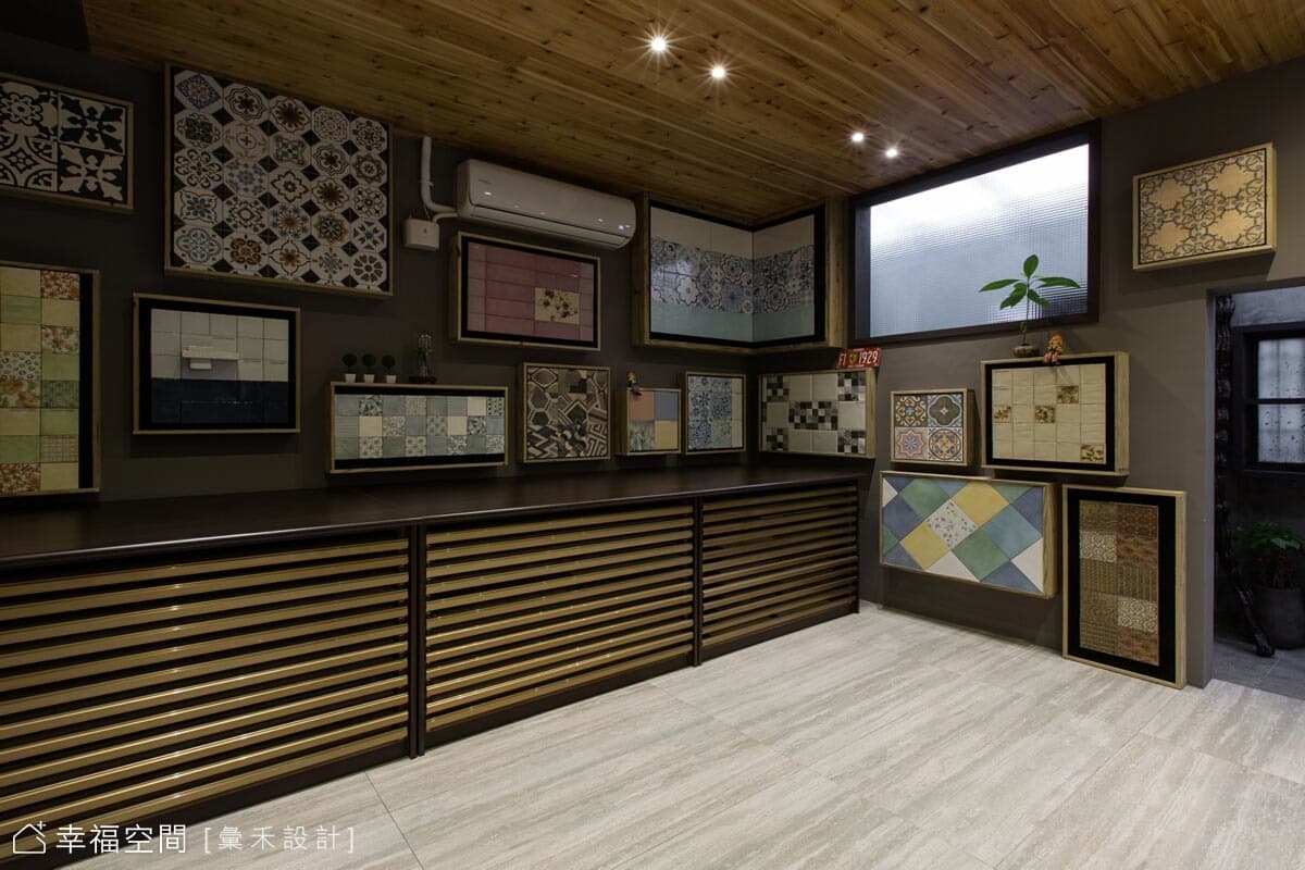 磁磚展示區