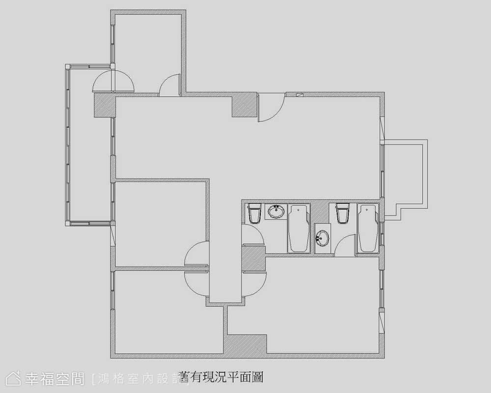 翻修前平面圖