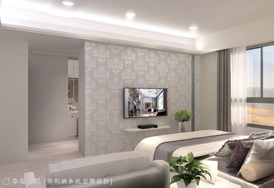 主臥電視牆