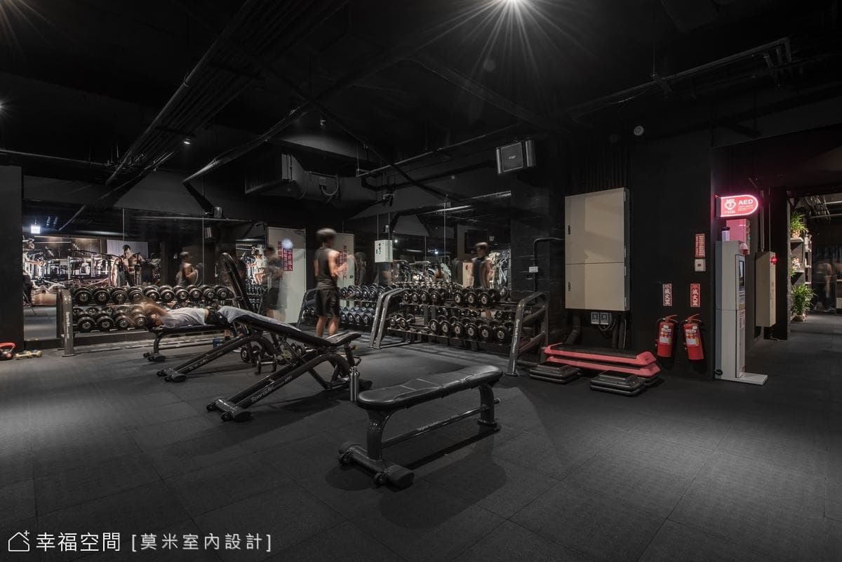 鬥犬健身工廠｜工業風｜300坪