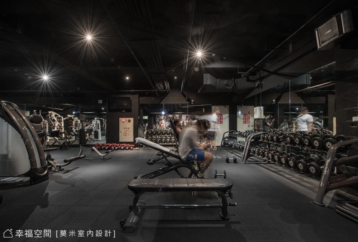 鬥犬健身工廠｜工業風｜300坪