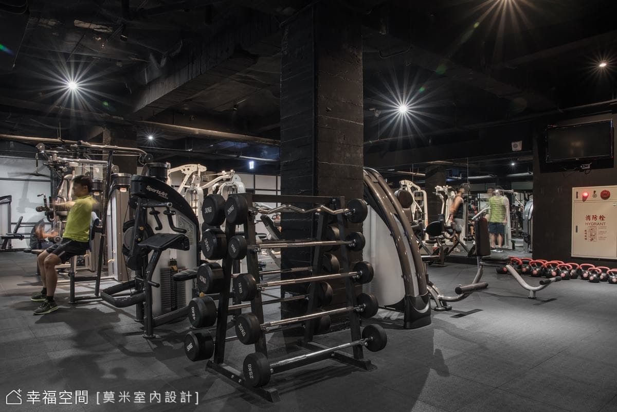 鬥犬健身工廠｜工業風｜300坪