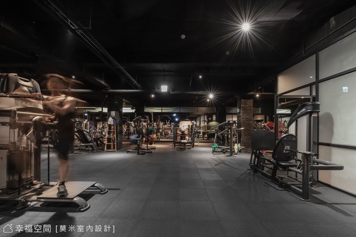 鬥犬健身工廠｜工業風｜300坪