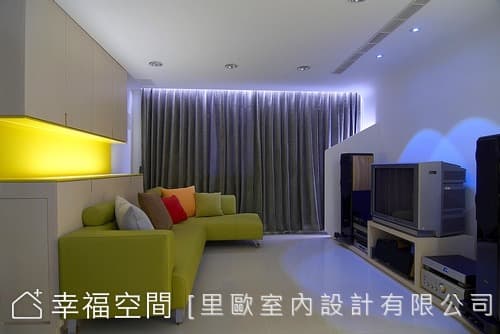 21坪也能打造出Lounge風的4房空間