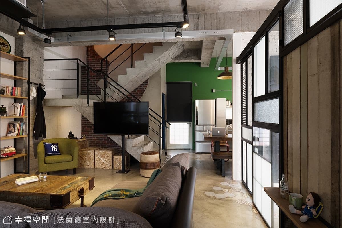 原味Loft工業風 一家的幸福日常