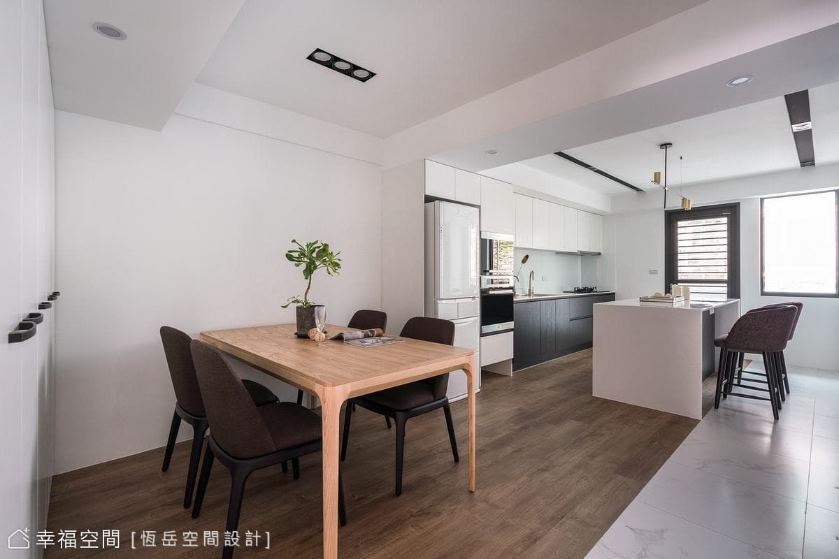 淨與靜的節奏  交織出簡潔清新退休宅