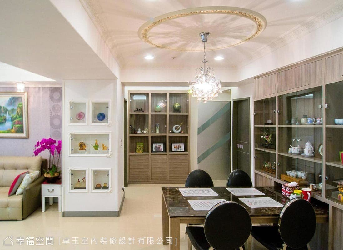 餐廳與展示櫃