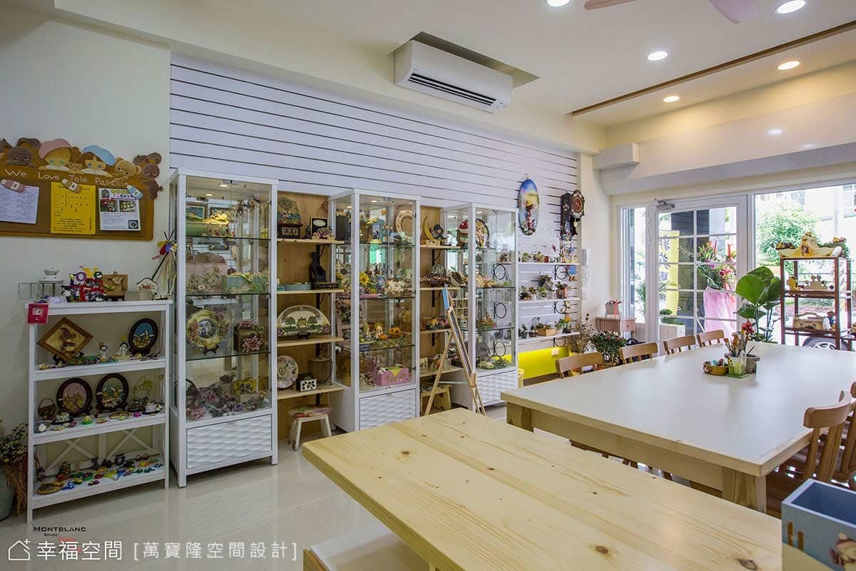紙黏土手作教學空間
