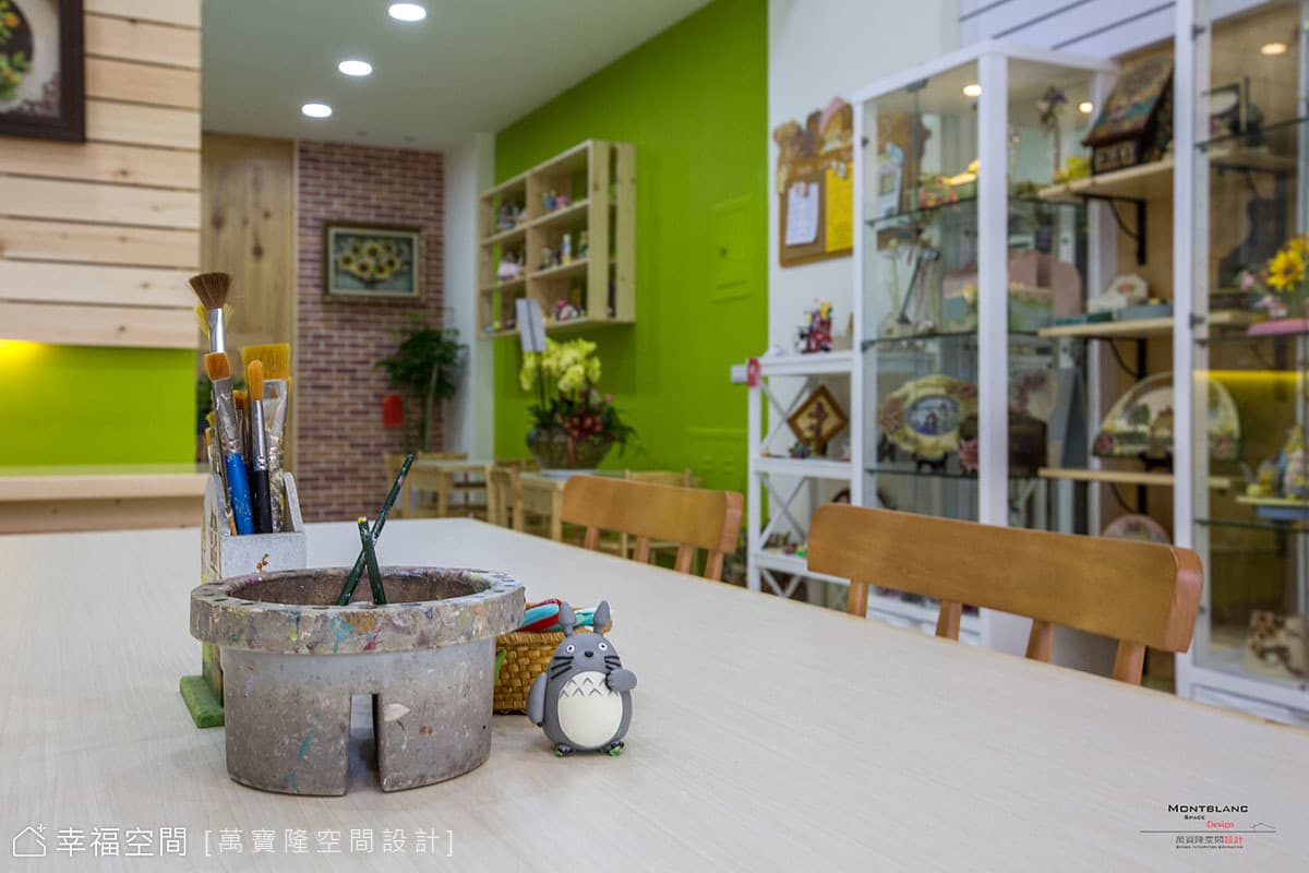 紙黏土手作教學空間