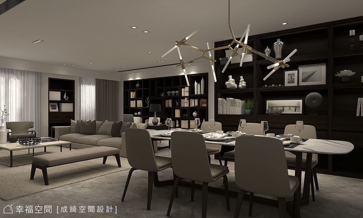 現代優雅 層次堆疊