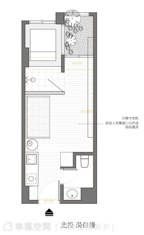 客用湯屋平面圖