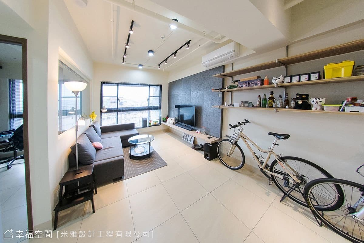 體現輕巧的舒適工業宅