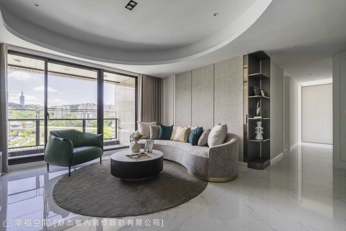 時尚優雅 引景入室三房景觀宅│現代風