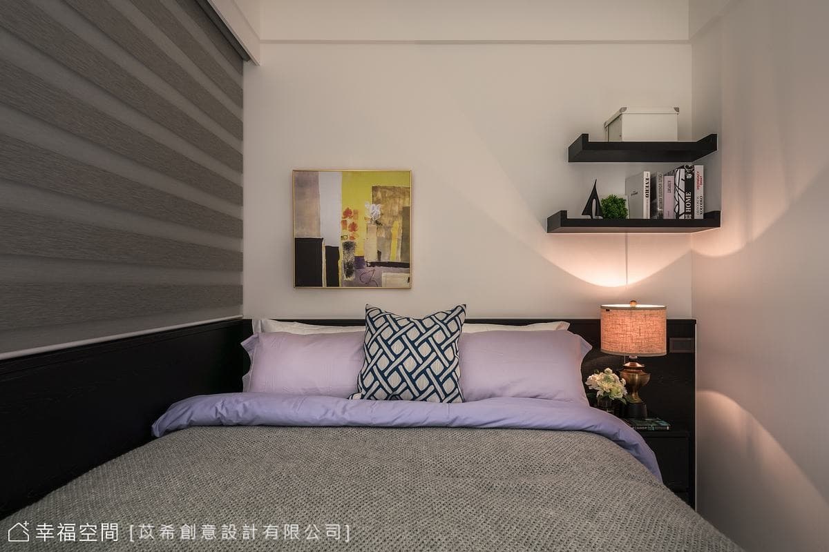 黑灰色系×石紋質理 成就現代風韻之家｜22坪｜2房、2廳、2衛